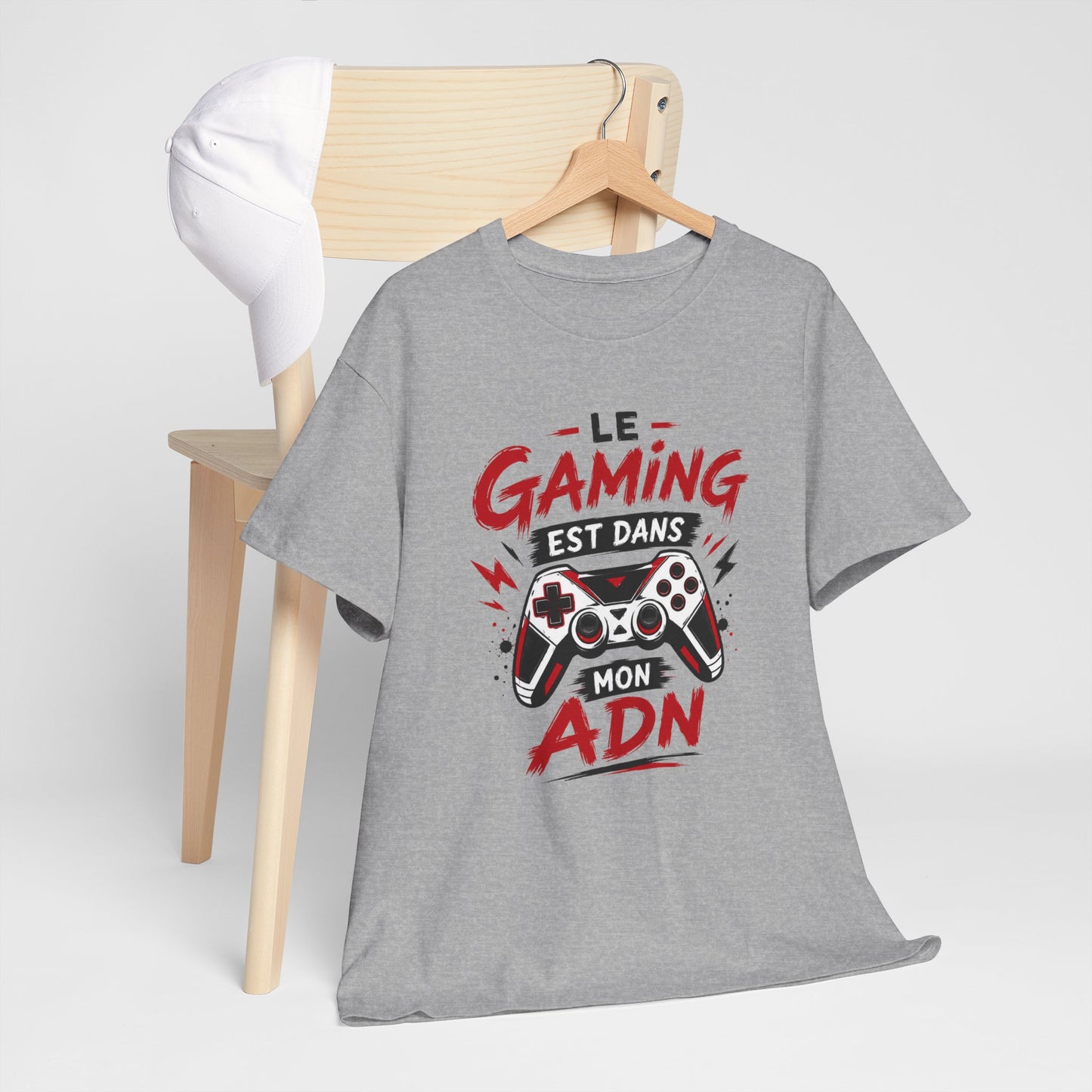 Tee-Shirt Gaming Homme et Femme – Gamer Manette Jeu Vidéo Console PC – Cadeau Original pour Passionné de Jeux Vidéo Geek