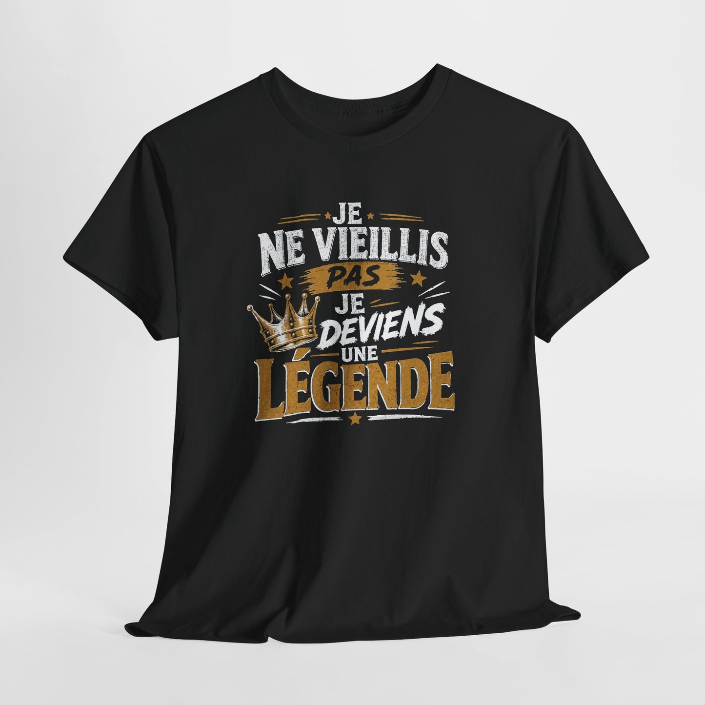 Tee Shirt Homme Légende Humour Couronne Confiance Roi Idée Cadeau Anniversaire Homme Original
