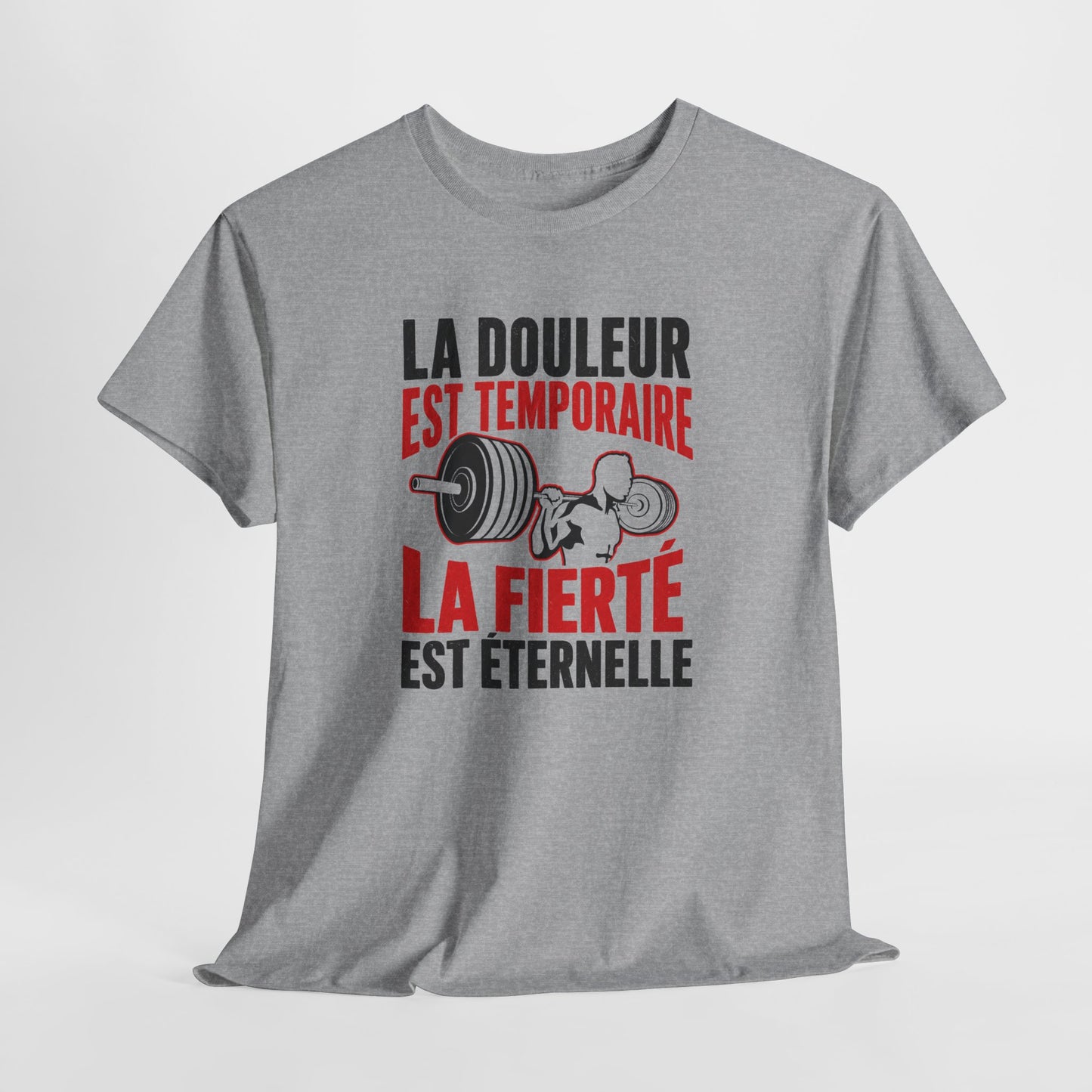 T-Shirt Musculation Homme et Femme – Fitness Muscu Haltérophilie – Sport Entraînement Motivation – Cadeau Sportif
