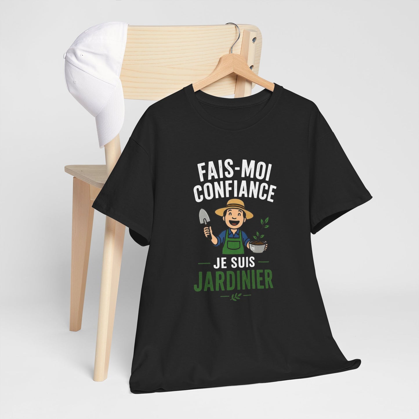 T-Shirt Jardinier Homme Humour – Fais-Moi Confiance Je Suis Jardinier – Tee Shirt Jardinage Drôle Cadeau Passion Jardin