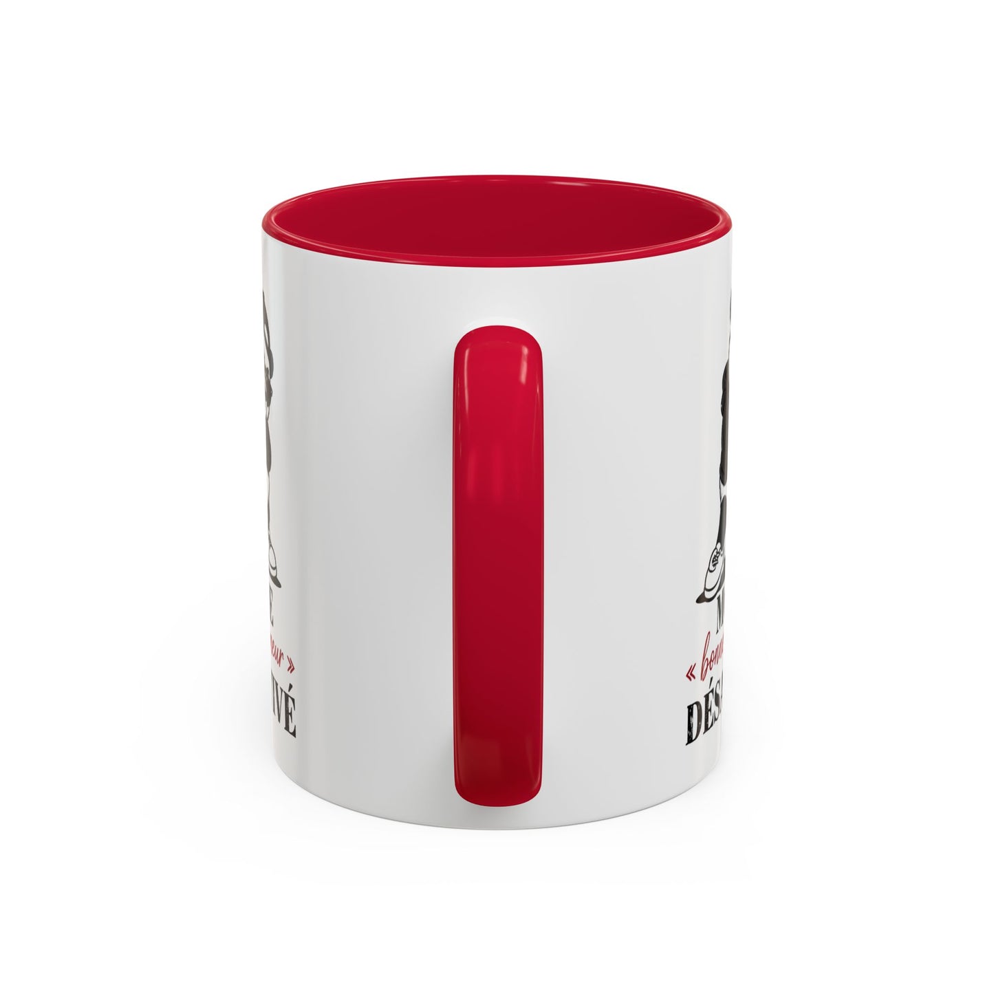 Mug Panda Humour – “Mode Bonne Humeur Désactivé” – Tasse Panda Lunettes Streetwear – Cadeau Drôle Homme Femme – Céramique 325ml Noir Bleu Rouge