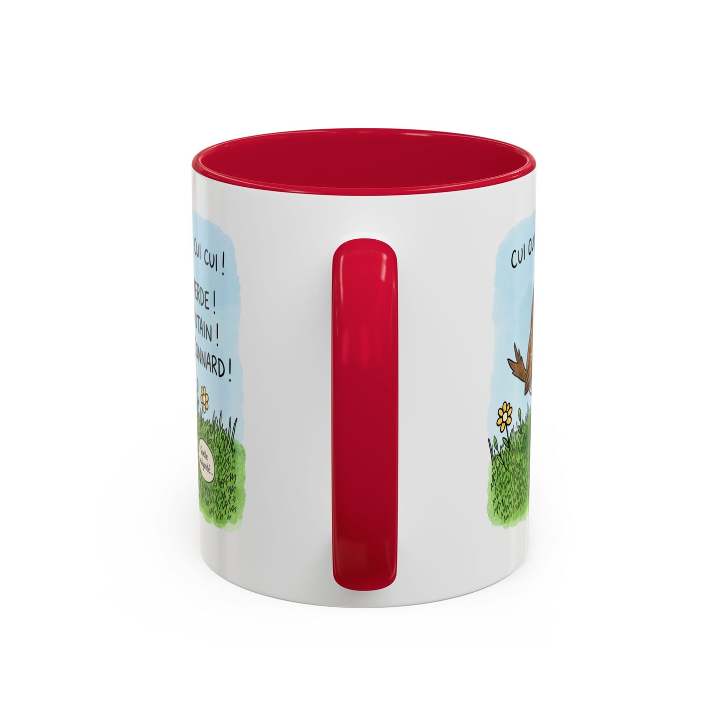 Tasse Cui Cui Merde Putain Connard – Mug Humour Oiseau Vulgaire – Cadeau Homme Femme 325ml