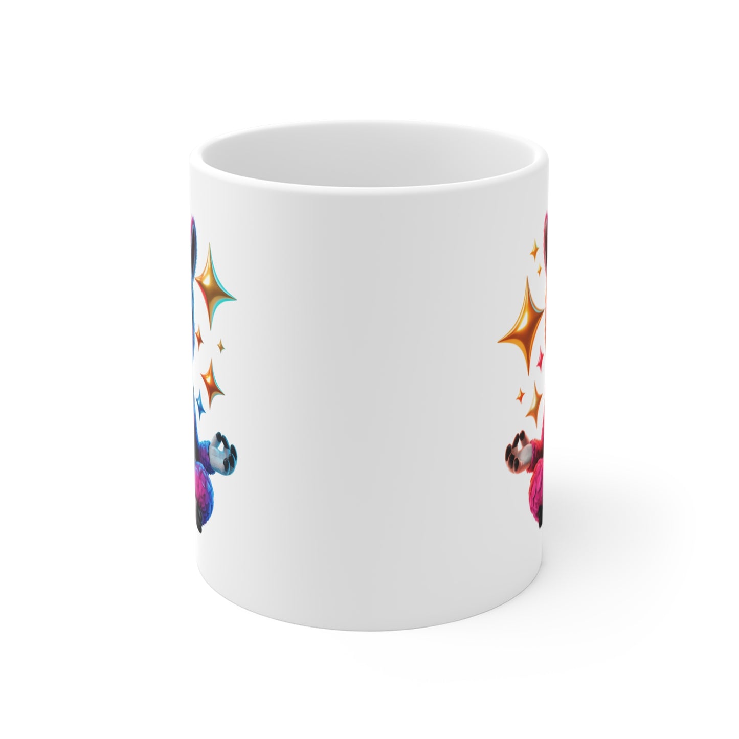 Mug Lama Kawaii Zen – Tasse Alpaga Méditation Arc-en-Ciel – Design Animal Relaxant et Spirituel – Cadeau Original pour Yoga, Méditation et Fans d’Animaux Mignons – Céramique 325ml