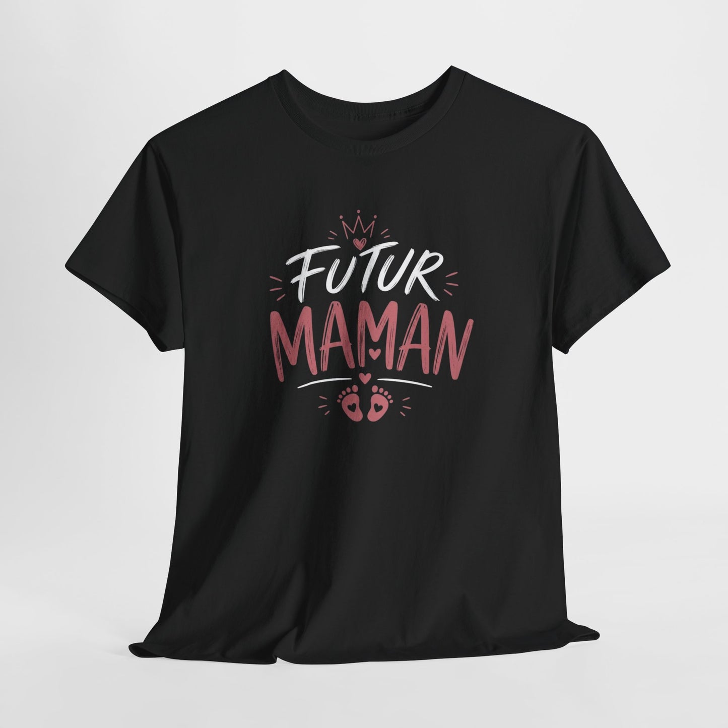 T-Shirt Femme Futur Maman – Tee Shirt Grossesse Cadeau Future Maman Bébé Naissance Idée Cadeau Femme Enceinte