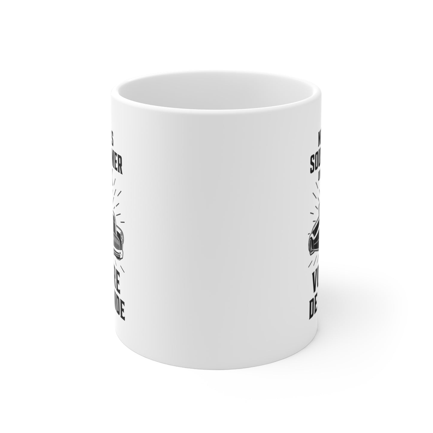Mug Voiture Homme et Femme – Tasse Passion Automobile Sportive et Voiture de Collection – Idée Cadeau Conducteur Amateur Auto Mécanique – 325 ml