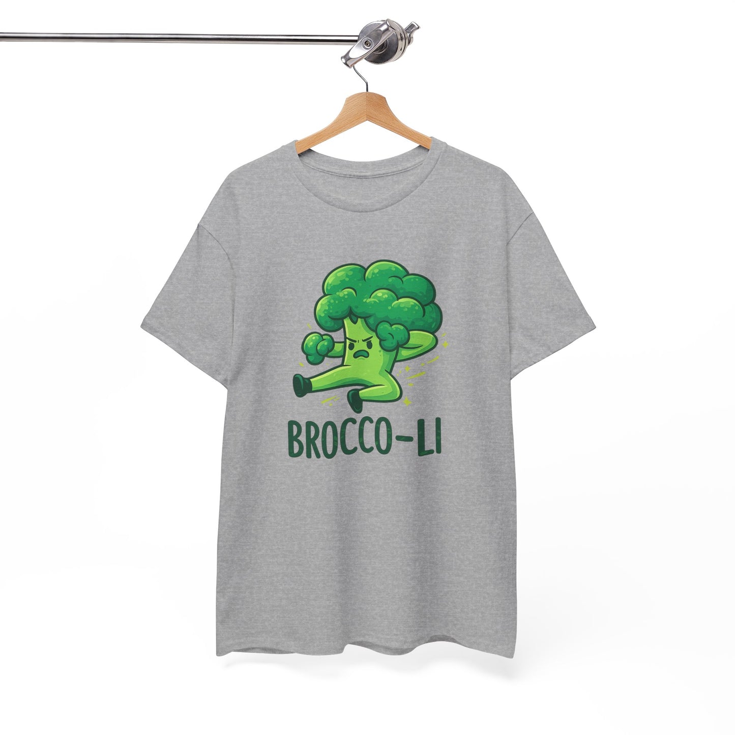 T-Shirt "Brocco-li" – Brocoli Drôle en Colère – Design Humour Aliment Fun et Original