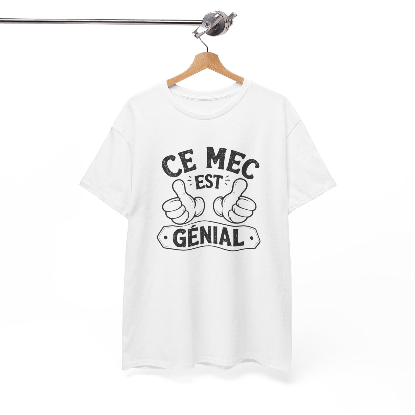 T-Shirt Ce Mec Est Génial – Cadeau Humour Homme Papa Collègue – Tee Shirt Drôle Anniversaire Fête