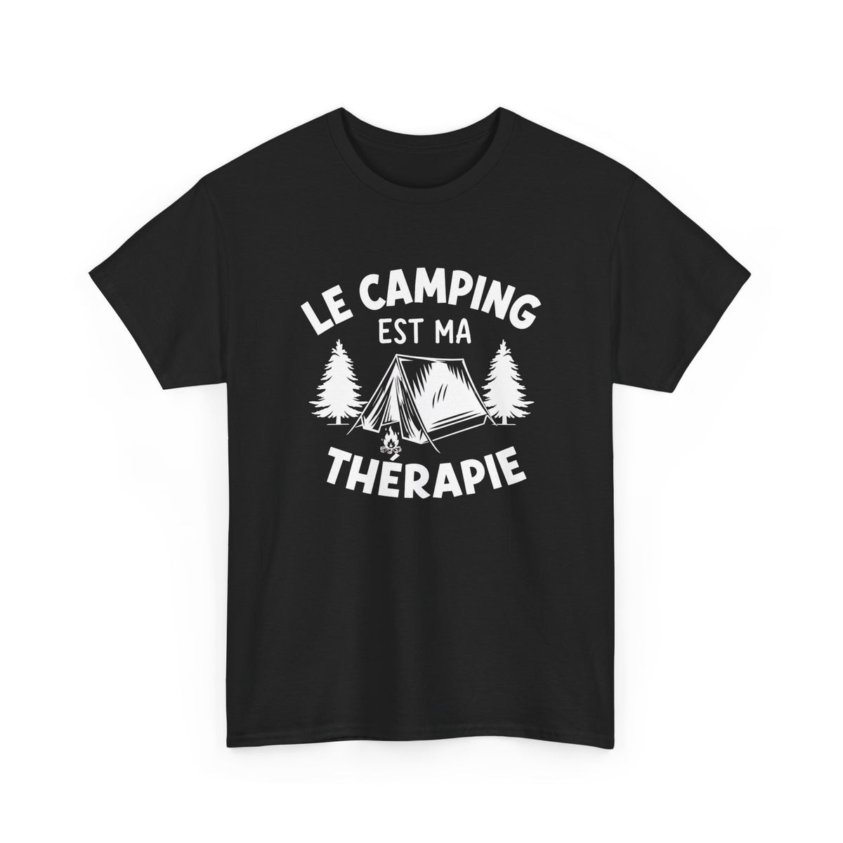 Tee Shirt Camping Homme Femme – Humour Campeur Plein Air Nature – Idée Cadeau Passion Camping Tente Randonnée