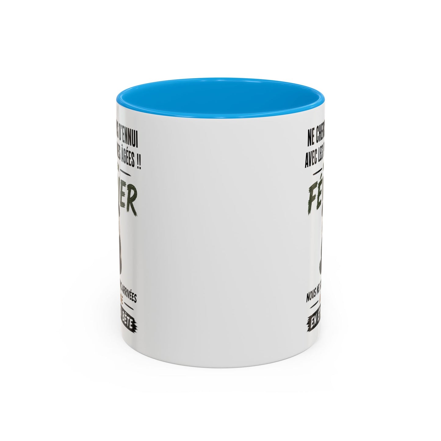 Tasse Humour Personnes Nées en Février – Mug Panda Drôle Senior Retraité – Cadeau Anniversaire Homme Femme 325ml