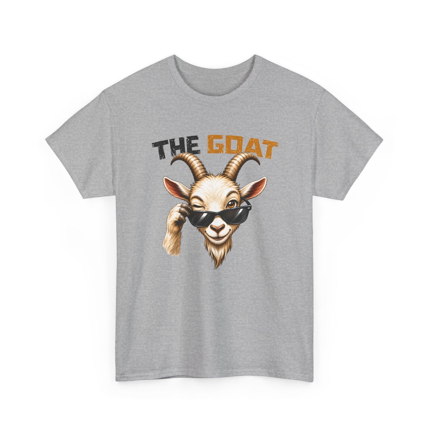 Tee Shirt The Goat Chèvre Cool – T-Shirt Humour Animal avec Lunettes – Cadeau Homme Femme Original