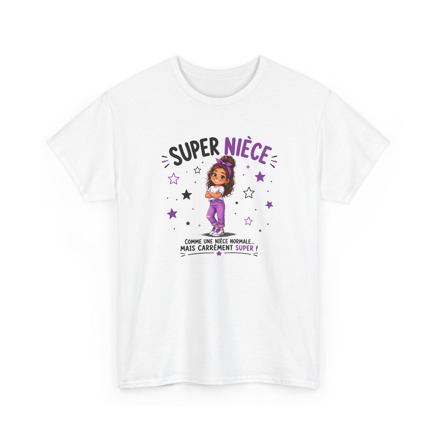 Tee Shirt Super Nièce Femme – Comme une Nièce Normale Mais Carrément Super – T-Shirt Humour Cadeau Nièce Original