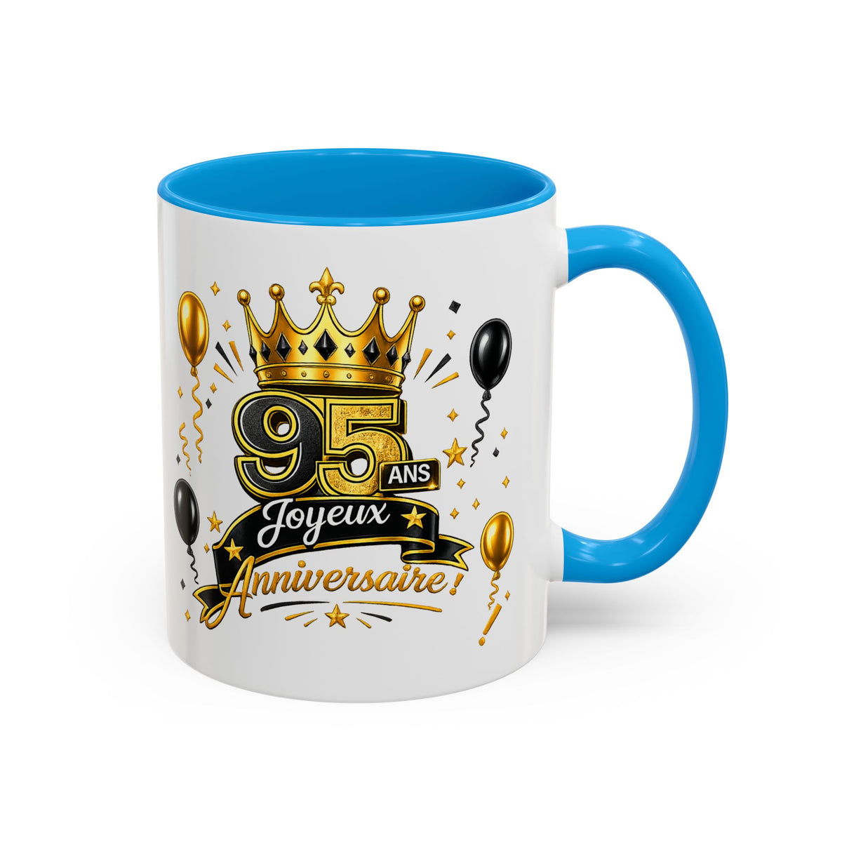 Mug Joyeux 95 Ans – Tasse Anniversaire 95 Ans – Cadeau Original pour Femme Homme – Idée Cadeau 95e Anniversaire