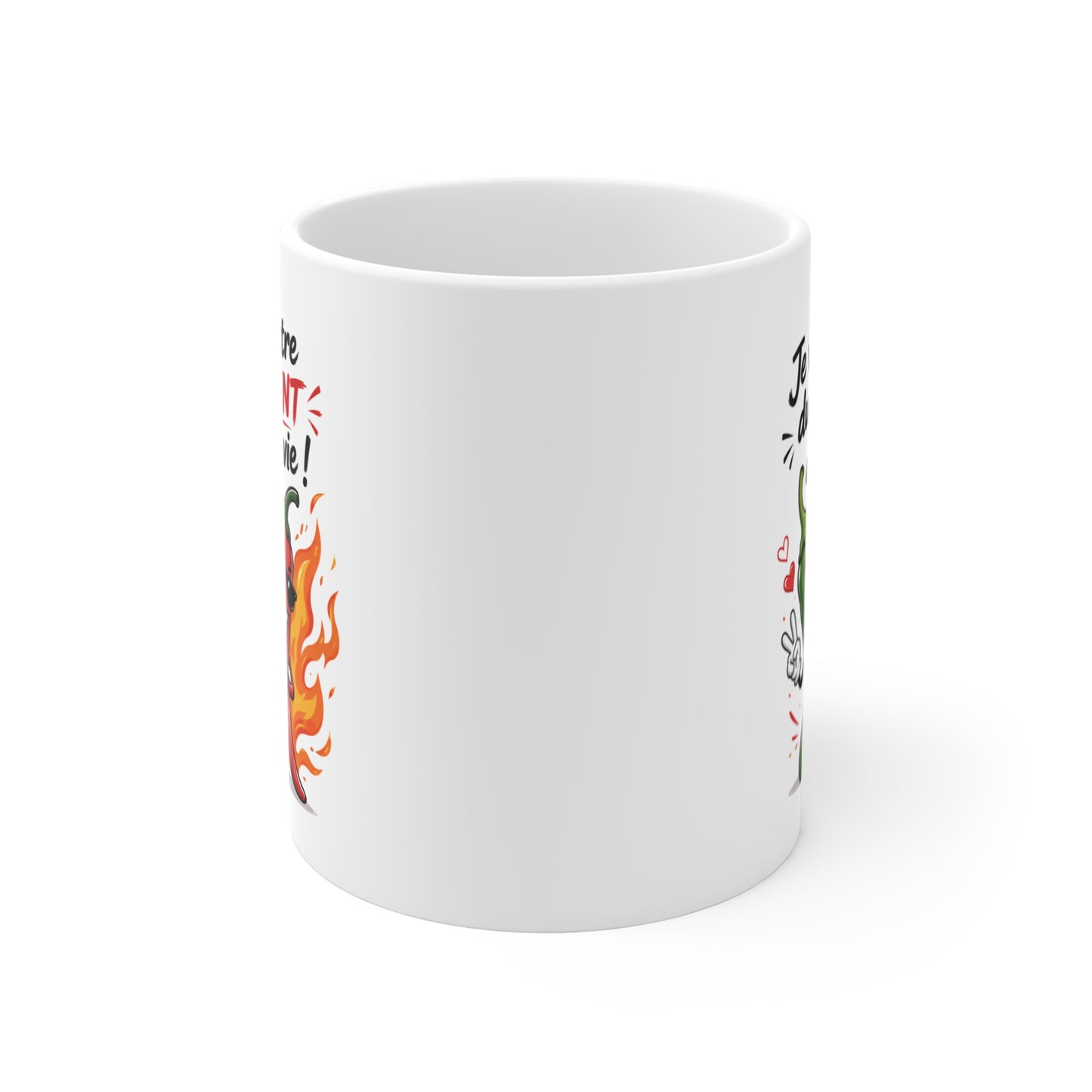 Mug Je Vais Mettre du Piment dans ta Vie – Tasse Humour Piment – Cadeau Drôle et Original Homme Femme