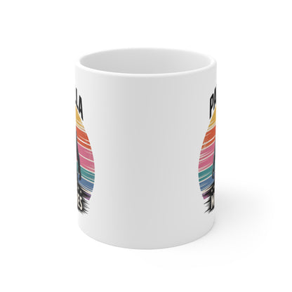 Tasse Papazilla 325ml – Mug Monstre Drôle Fête des Pères – Cadeau Original Papa Céramique
