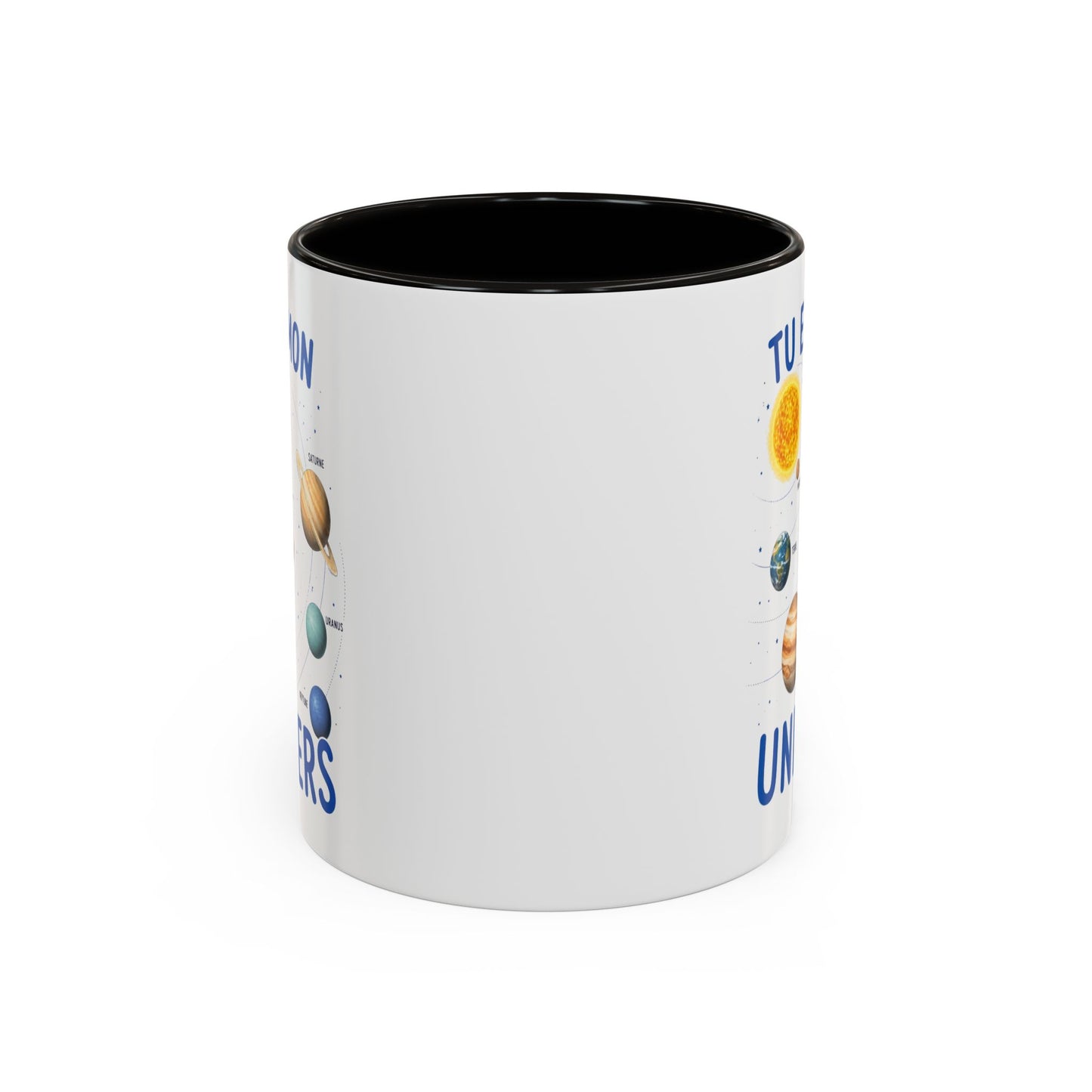 Mug Tu Es Mon Univers – Tasse Astronomie Romantique avec Planètes du Système Solaire – Cadeau Couple Original Homme Femme 325ml