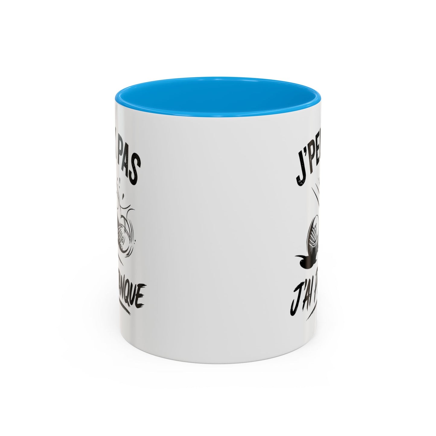 Mug Pétanque Humour – J’Peux Pas J’ai Pétanque – Tasse Drôle Joueur de Pétanque Cadeau Homme Femme Céramique 325ml
