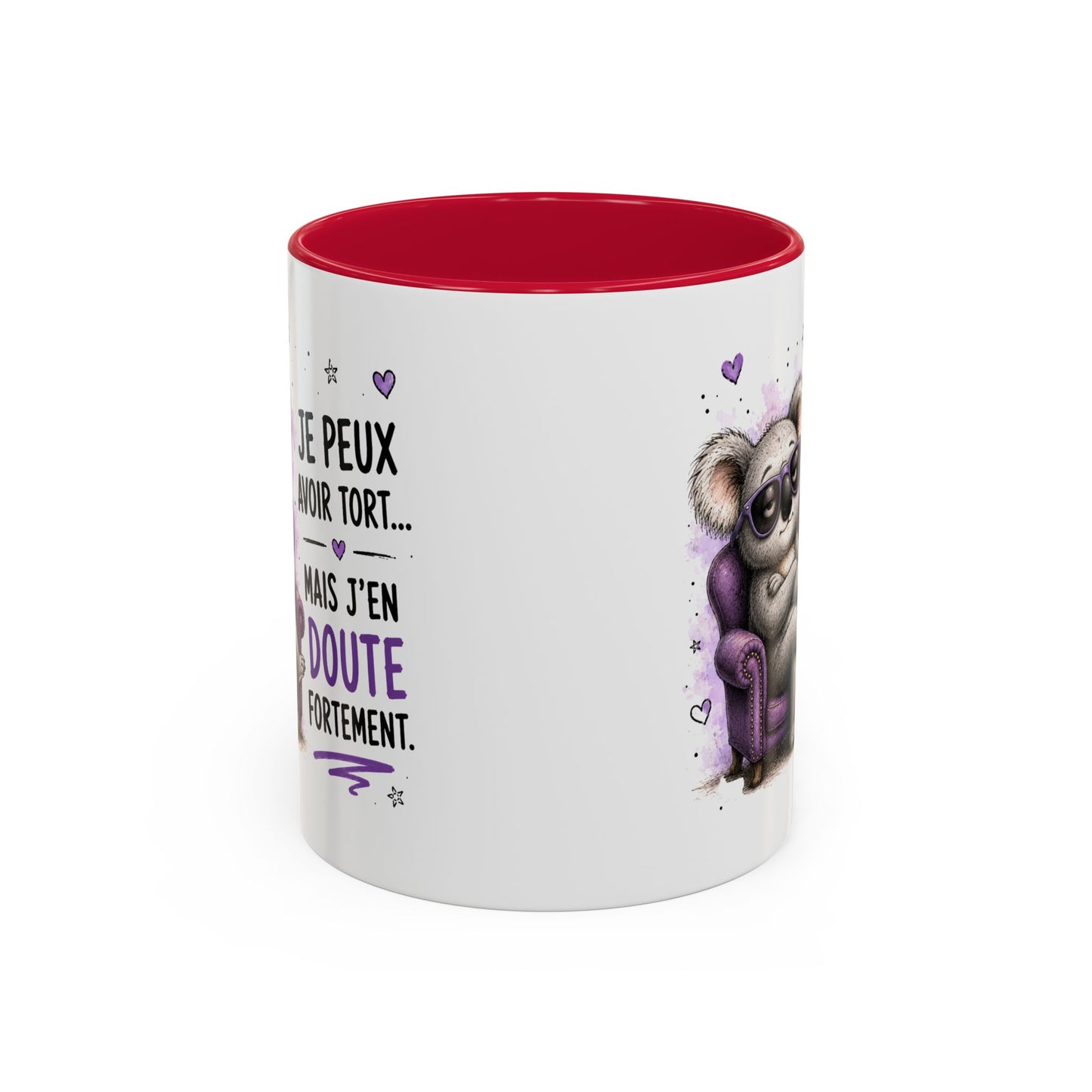 Tasse Koala Drôle Homme Femme – Mug Je Peux Avoir Tort Mais J'en Doute Fortement – Cadeau Humour 325 ml