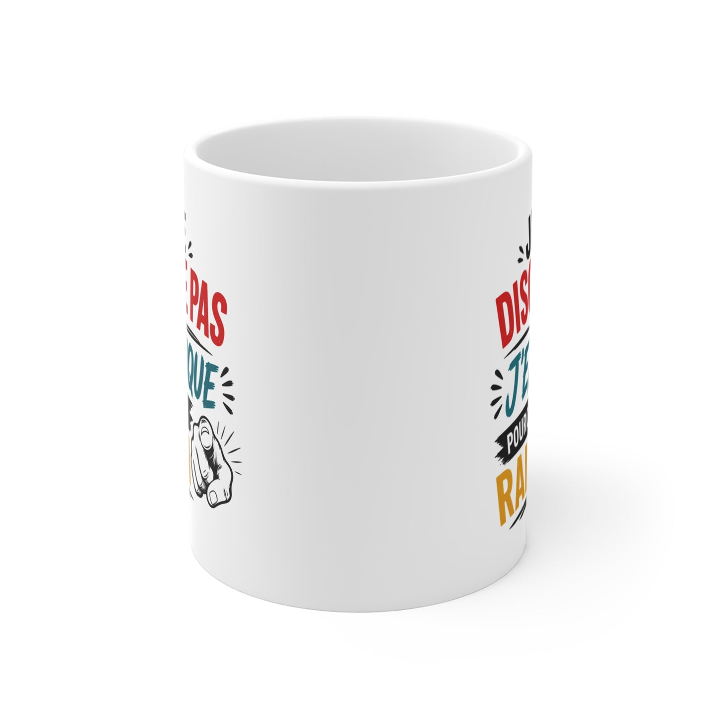 Mug Humour Homme et Femme – Cadeau Original Drôle pour Collègue Ami Famille – Tasse Citation Humoristique Caractère 325 ml