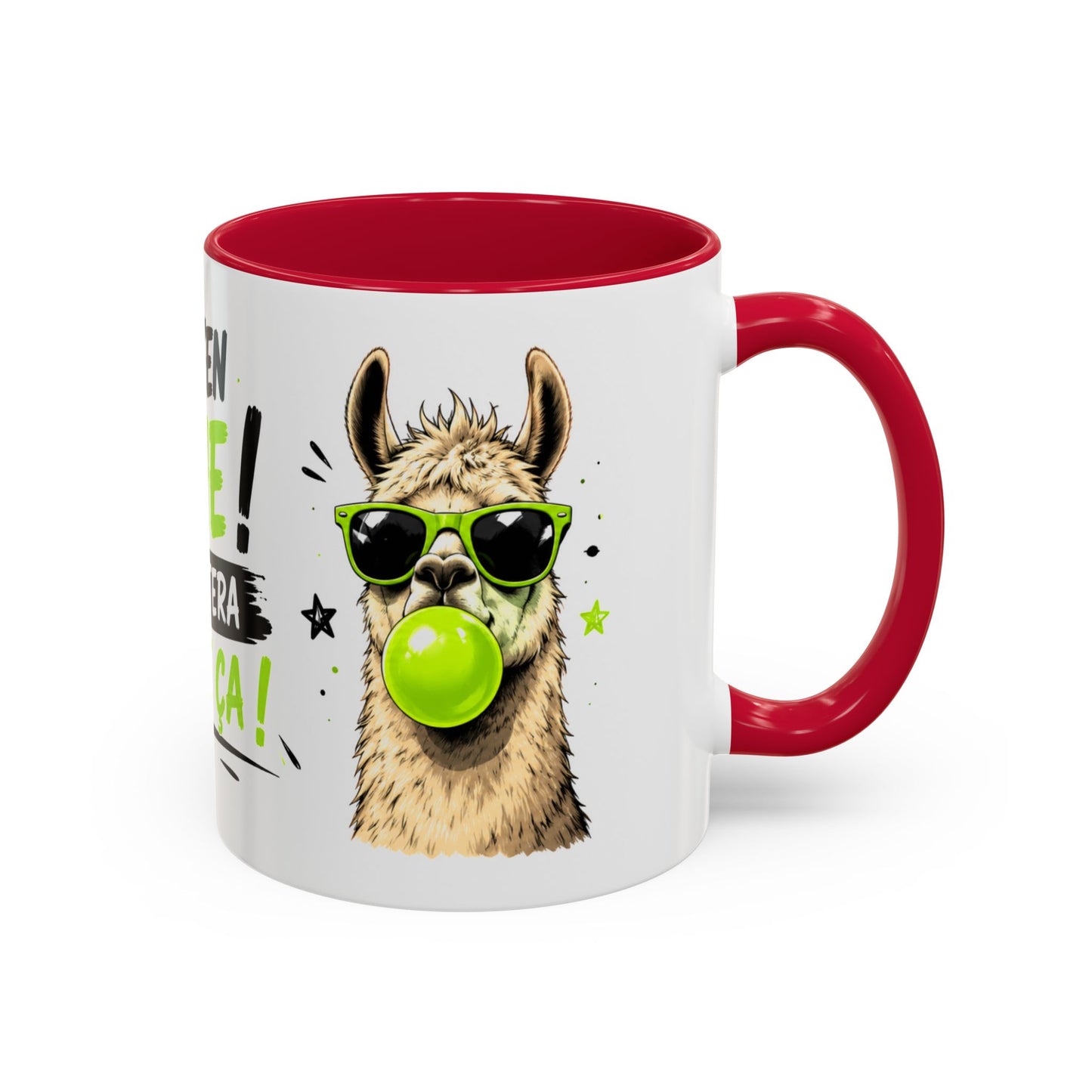 Tasse Je M’En Fiche Ça Restera Comme Ça – Mug Lama Humour Homme Femme – Cadeau Drôle 325ml