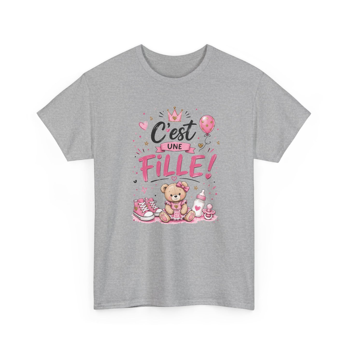 Tee Shirt Annonce Grossesse Homme et Femme Révélation Sexe Enfant Future Maman Futur Papa Cadeau