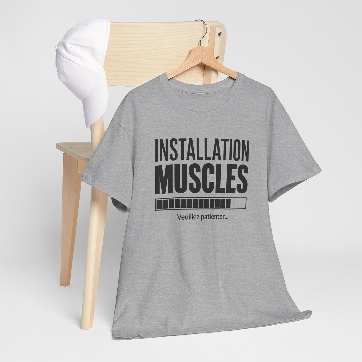 T-Shirt Musculation Homme et Femme – Fitness Bodybuilding Entraînement Sport – Cadeau Passionné de Salle de Sport