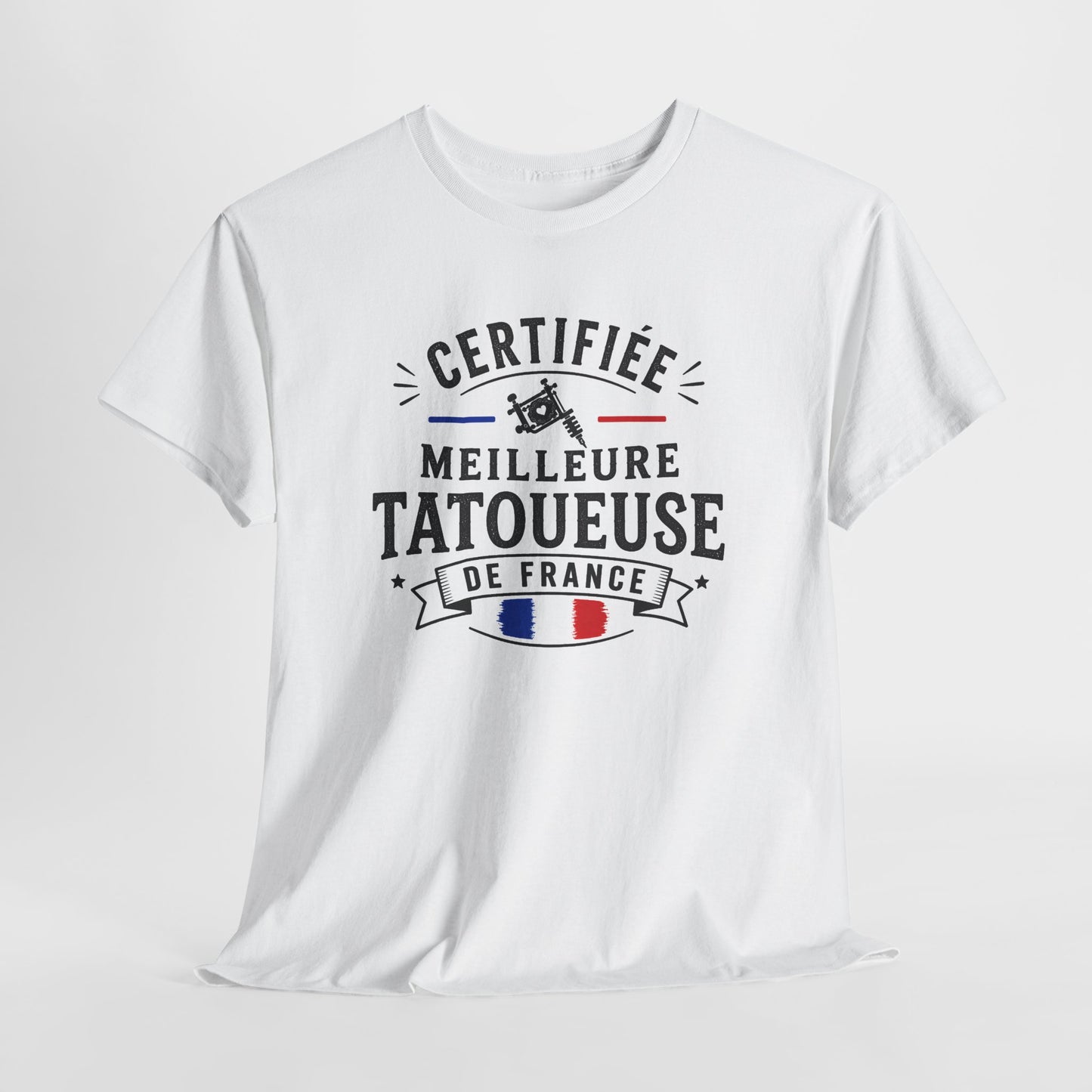 Tee Shirt Femme Manches Courtes Vêtement Adulte – Cadeau Artiste Professionnelle de Salon – France