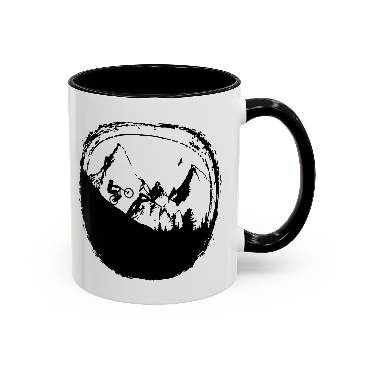 Tasse Motocross Homme et Femme – Mug Moto Tout-Terrain en Montagne – Cadeau Original pour Pilote Enduro Cross Anniversaire 325 ml