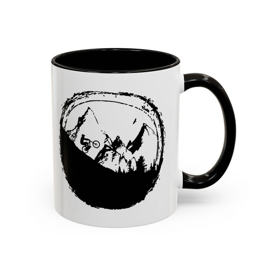 Tasse Motocross Homme et Femme – Mug Moto Tout-Terrain en Montagne – Cadeau Original pour Pilote Enduro Cross Anniversaire 325 ml