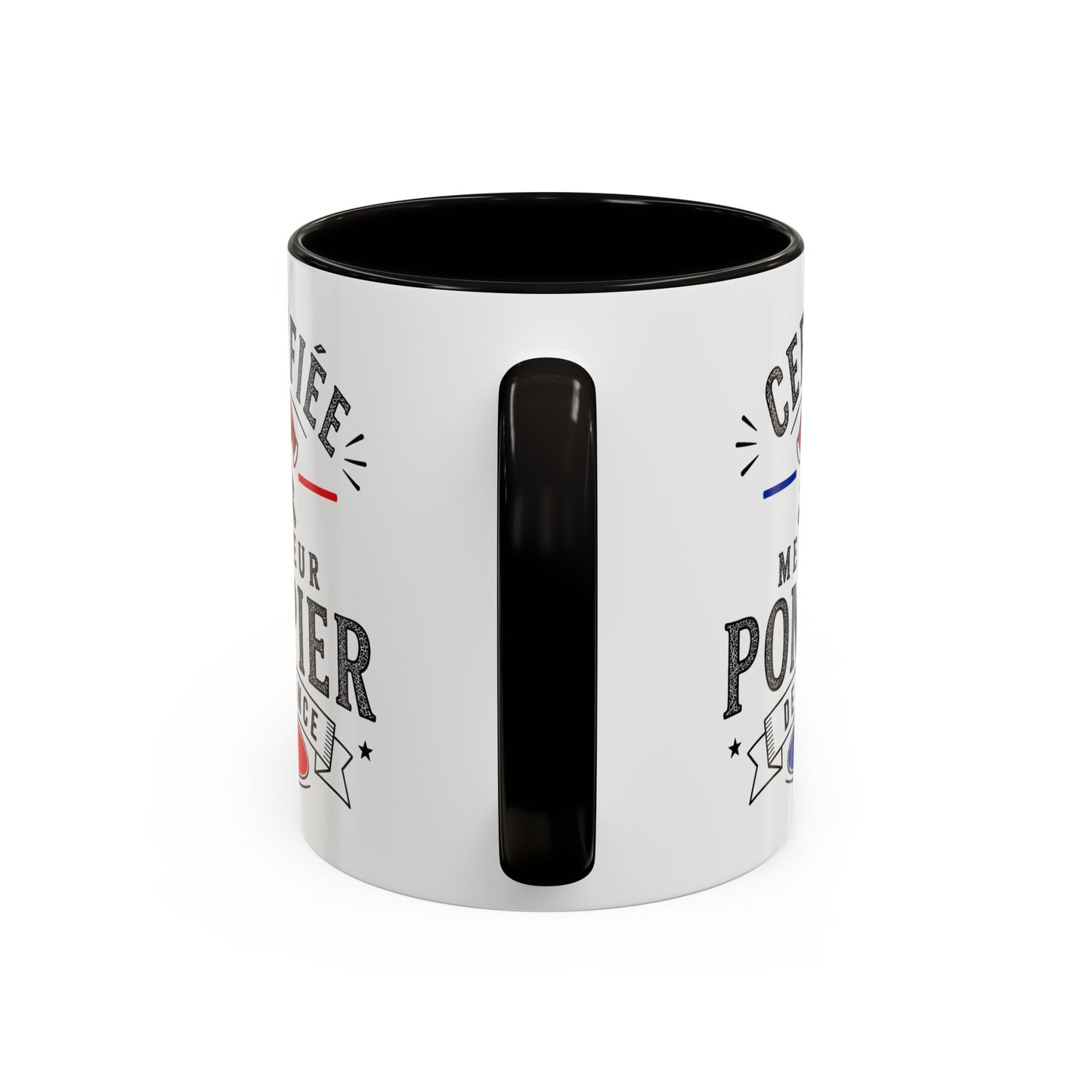 Mug Pompier Homme – Certifié Meilleur Pompier de France – Tasse Humour Métier – Cadeau Original Pompier