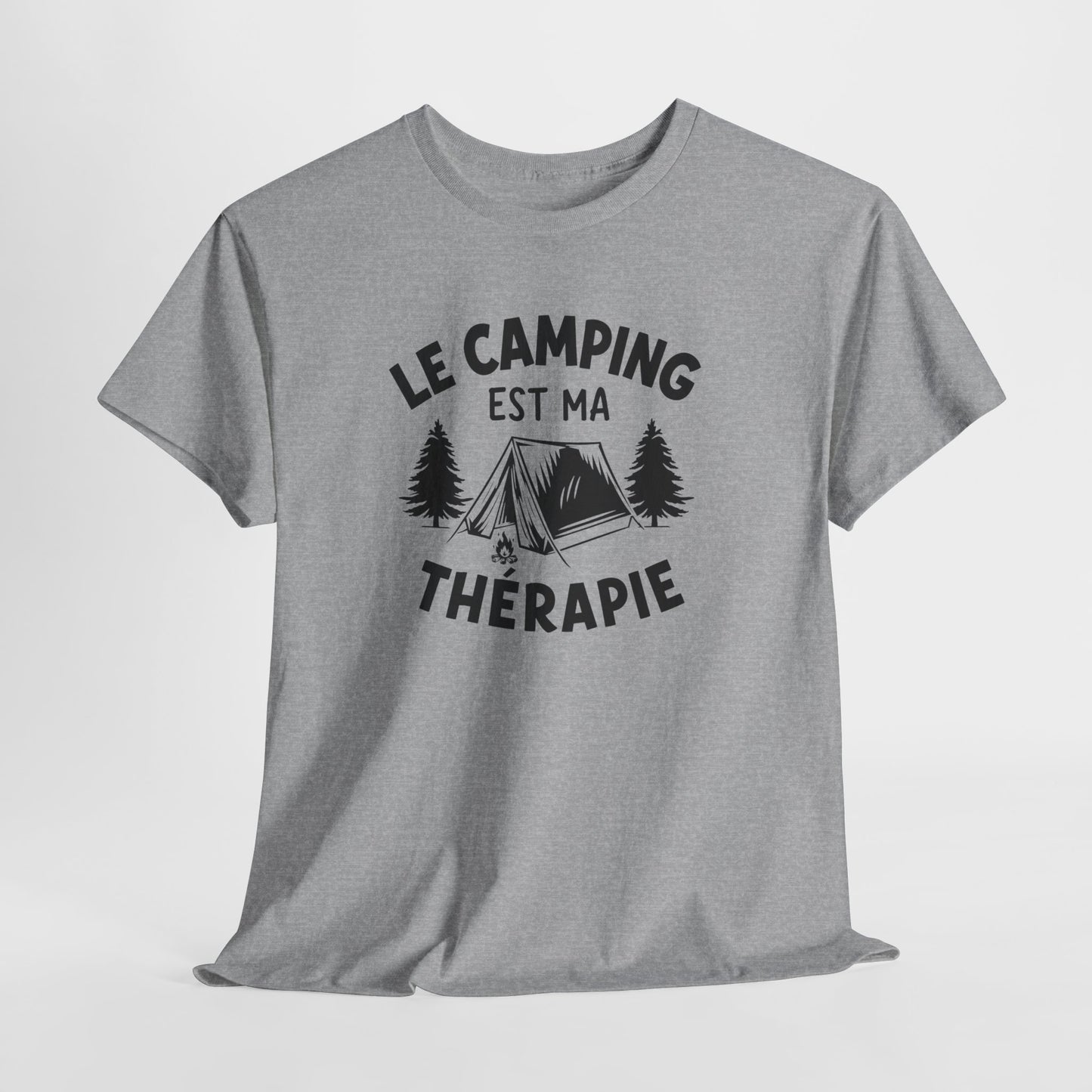 Tee Shirt Camping Homme Femme – Humour Campeur Plein Air Nature – Idée Cadeau Passion Camping Tente Randonnée