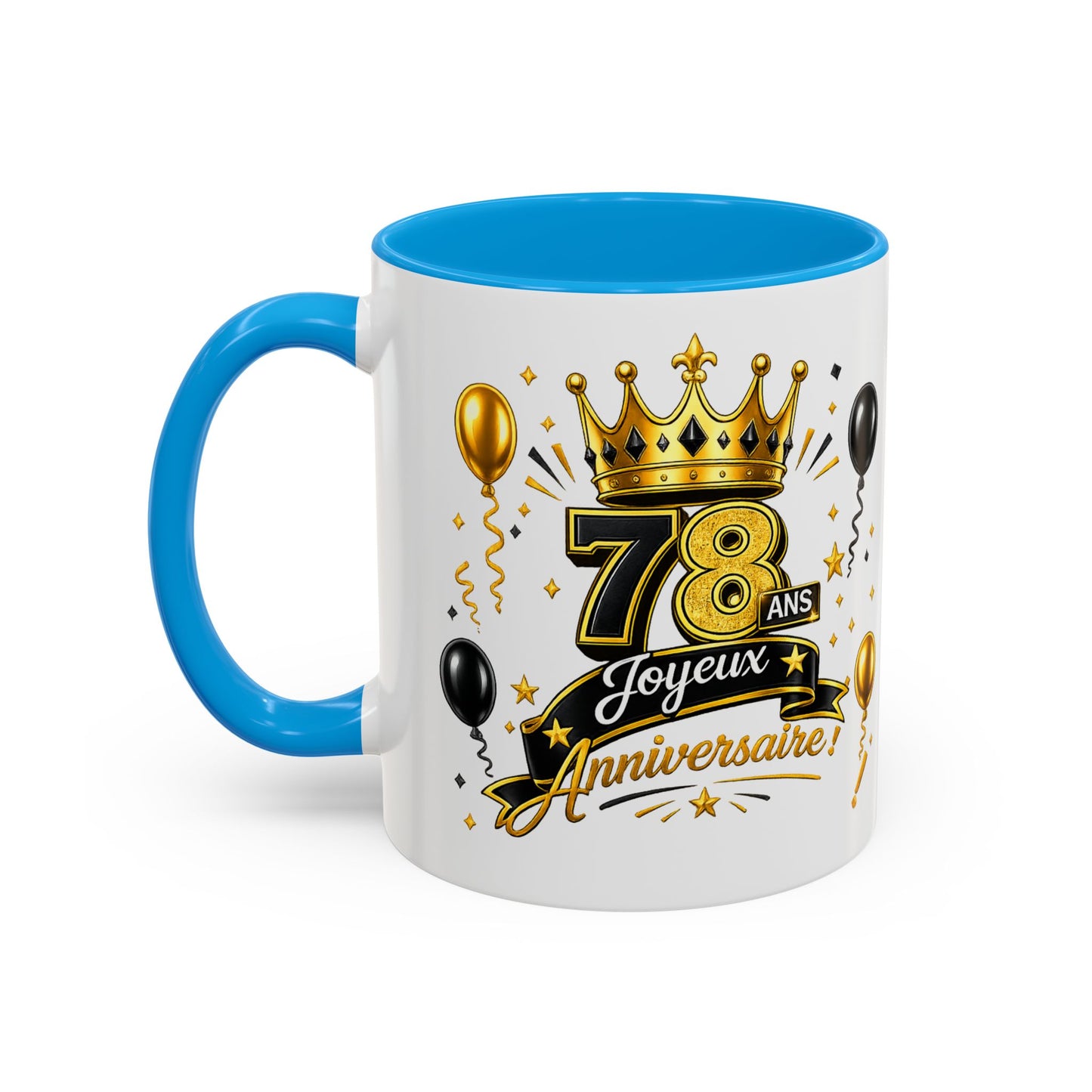 Mug Joyeux 78 Ans – Tasse Anniversaire 78 Ans – Cadeau Original pour Femme Homme – Idée Cadeau 78e Anniversaire
