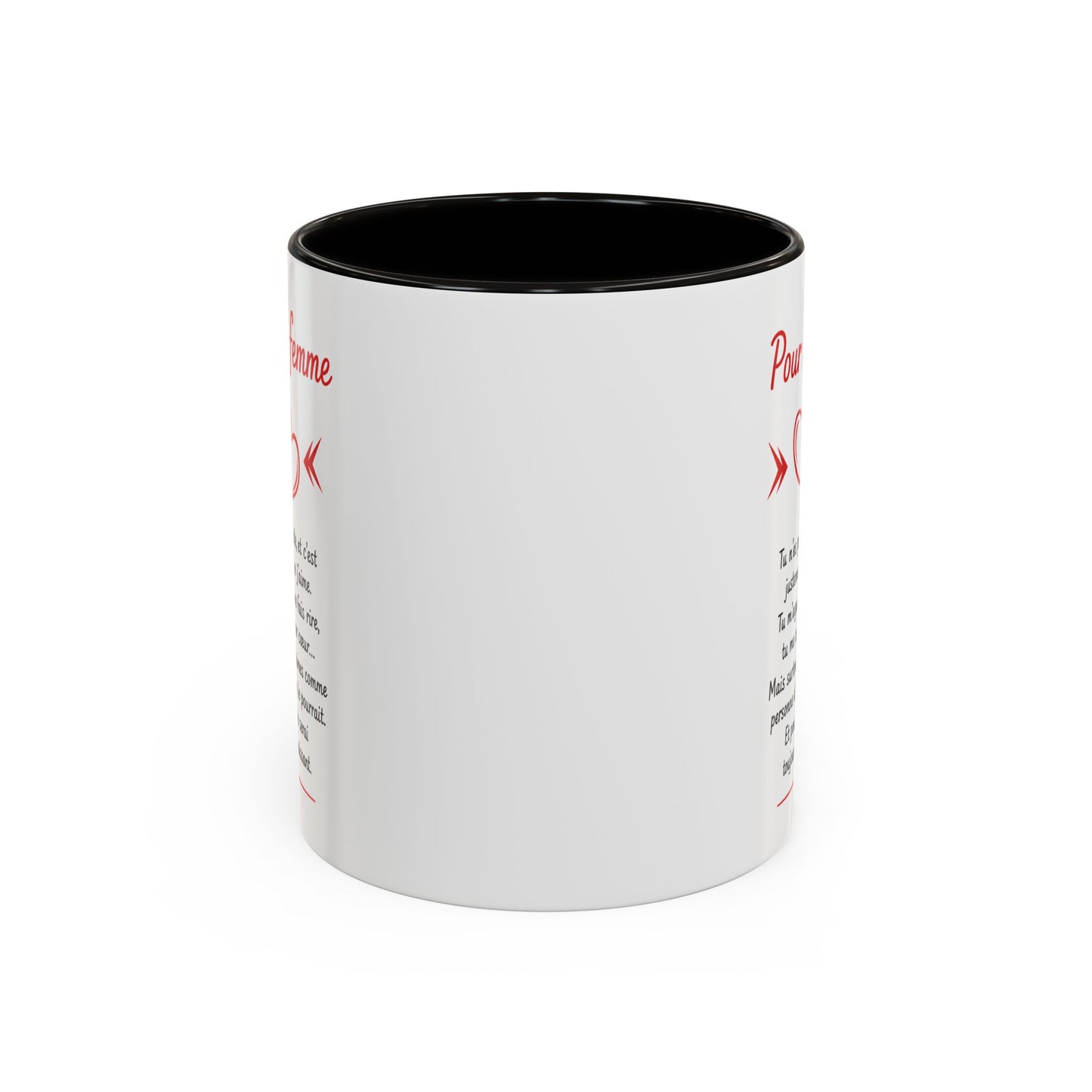 Tasse Pour Ma Femme – Mug Message d’Amour Romantique – Cadeau Femme Anniversaire Mariage Saint-Valentin 325ml