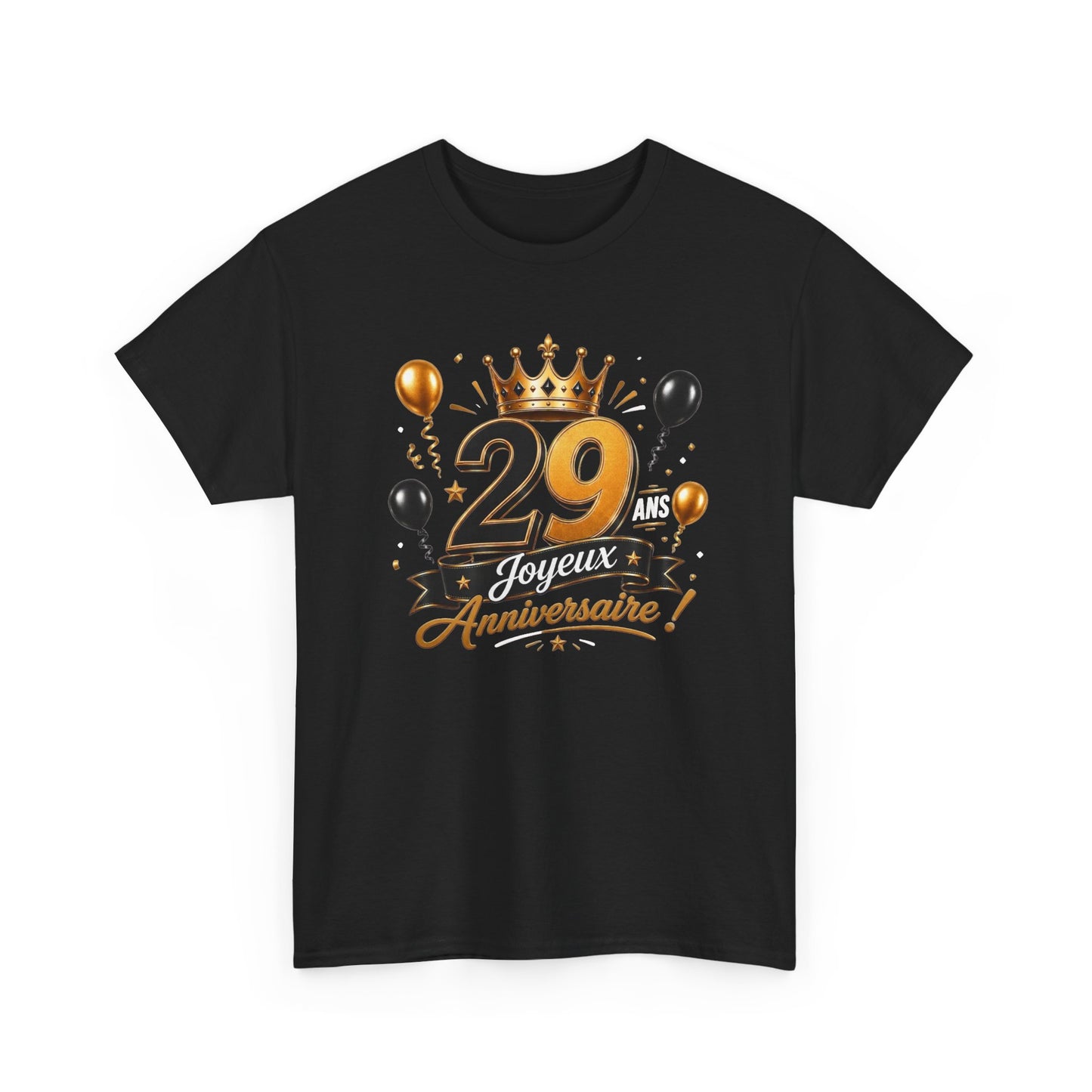 Tee Shirt Anniversaire 29 Ans Homme et Femme Joyeux Anniversaire Cadeau 29 Ans Idée Cadeau Adulte