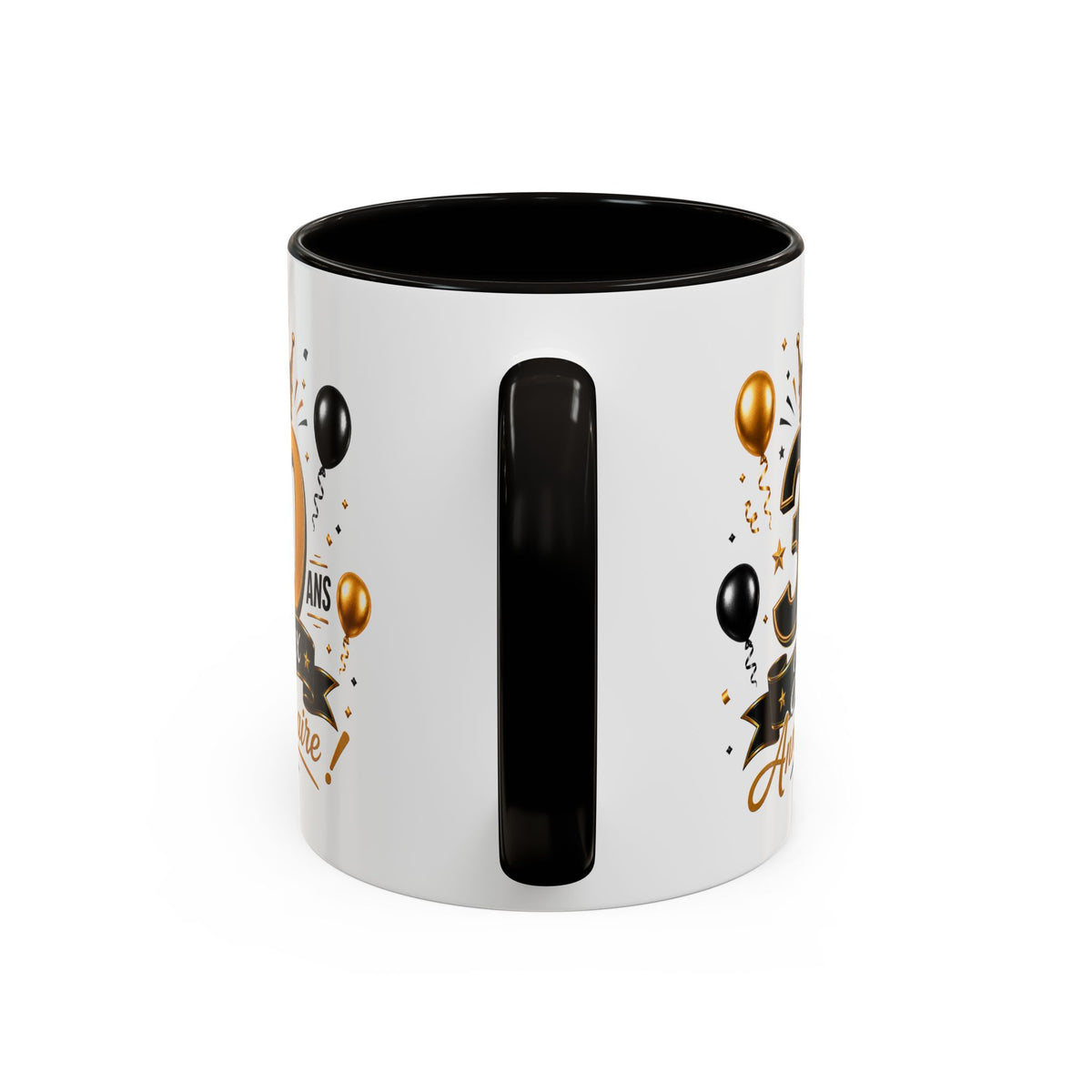 Mug Joyeux 30 Ans – Tasse Anniversaire 30 Ans – Cadeau Original pour Femme Homme – Idée Cadeau 30e Anniversaire Noir Bleu Rouge