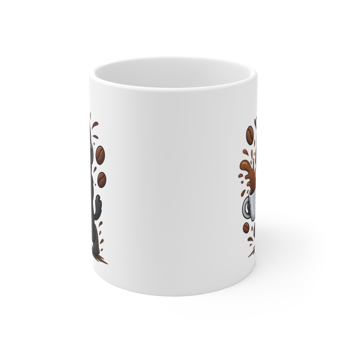 Tasse Gorille Amusant – Mug Café Cartoon Céramique 325ml – Cadeau Original Animal Mignon