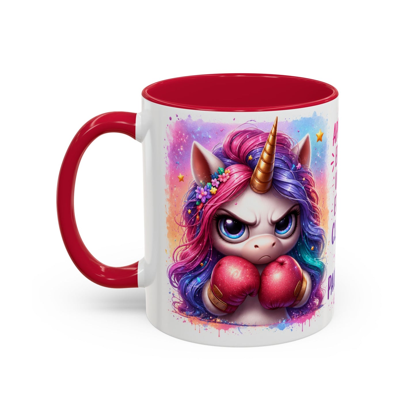 Tasse Licorne Humoristique – Mug “Approche Encore Un Peu” – Cadeau Fun Femme Fille 325ml