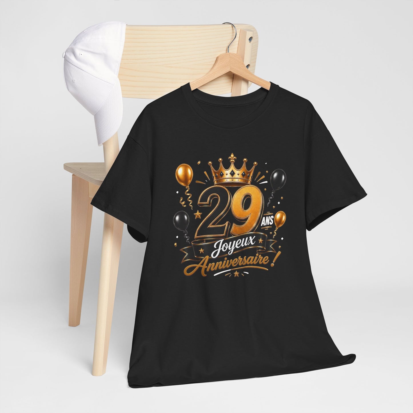 Tee Shirt Anniversaire 29 Ans Homme et Femme Joyeux Anniversaire Cadeau 29 Ans Idée Cadeau Adulte