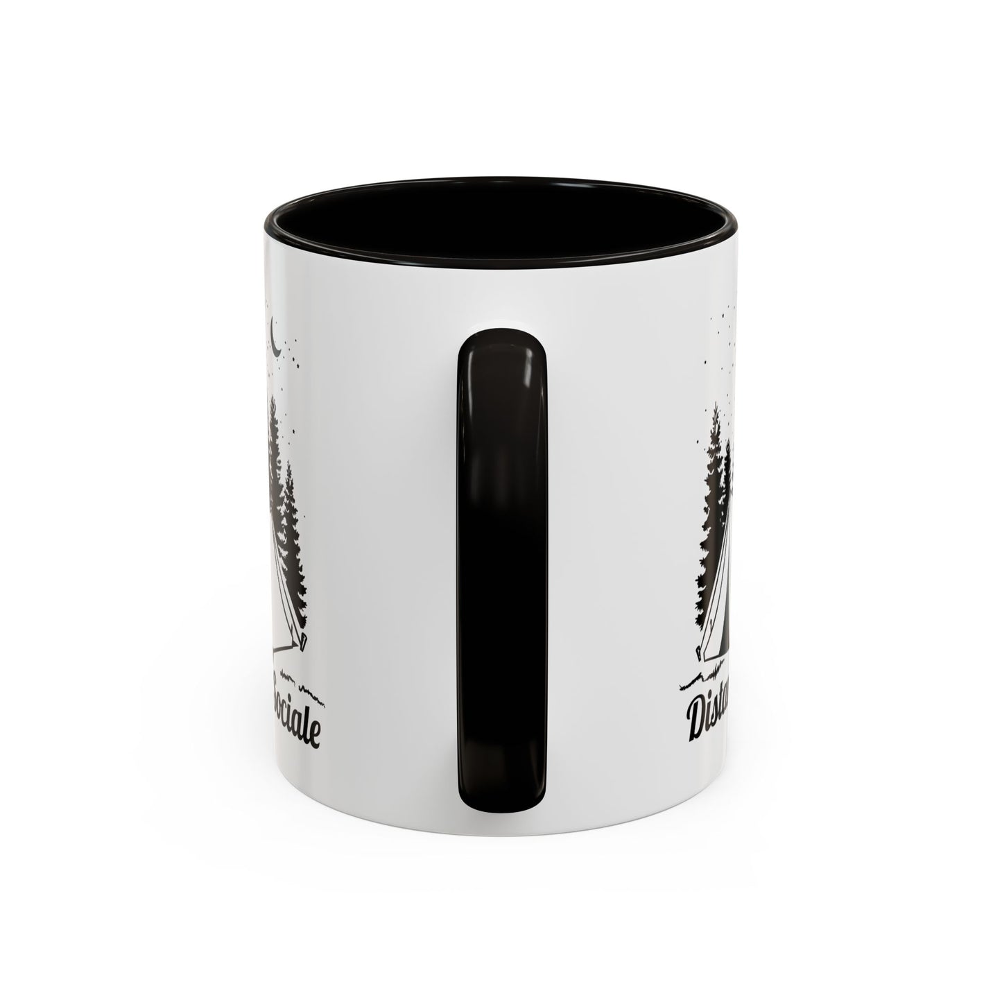 Mug Camping Homme et Femme – Tasse Humour Campeur Nature Forêt – Idée Cadeau Randonnée Bivouac Tente Plein Air Aventurier – 325 ml Noir Bleu Rouge