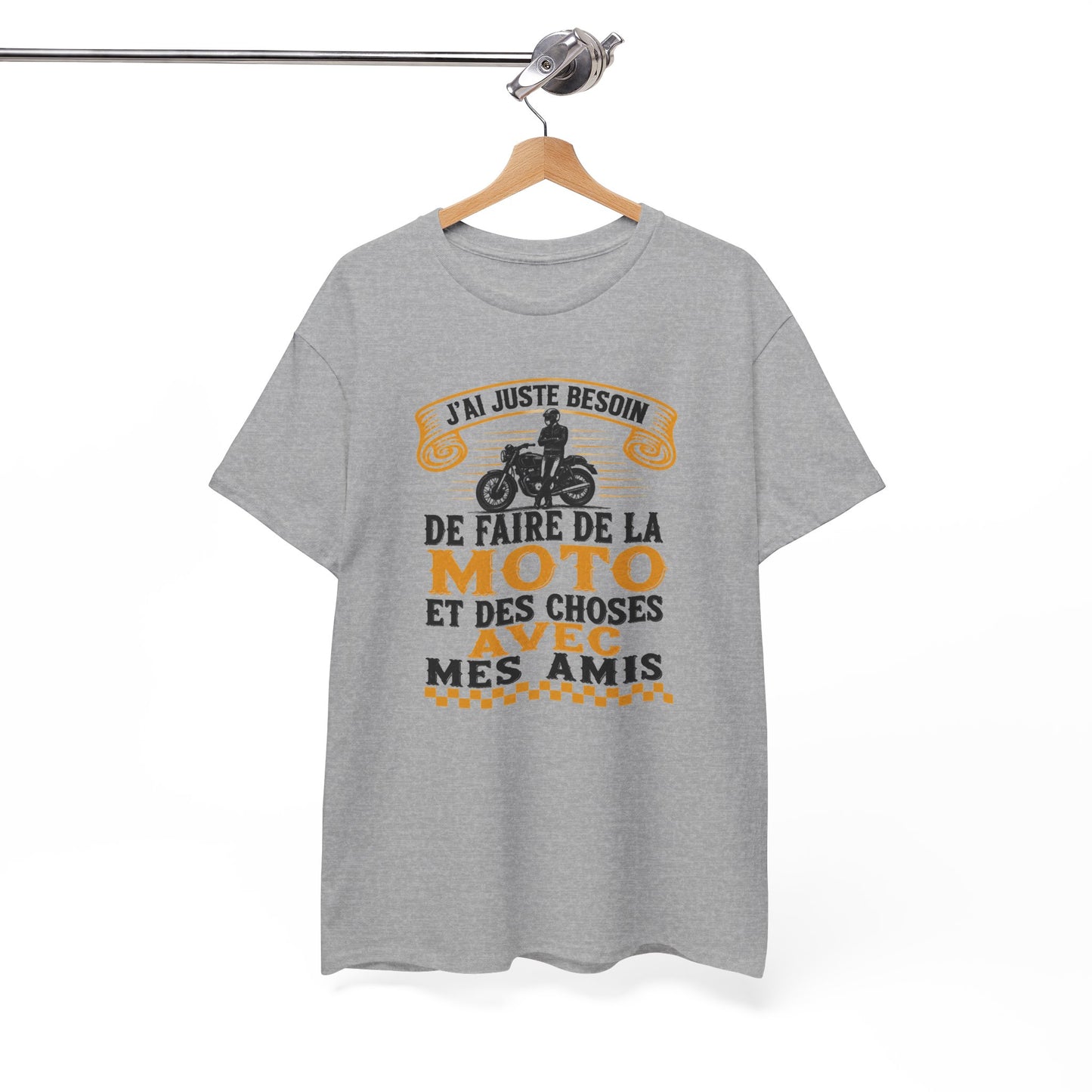 Tee Shirt Homme et Femme Motard Moto Biker Passion Deux Roues Balade entre Amis Idée Cadeau