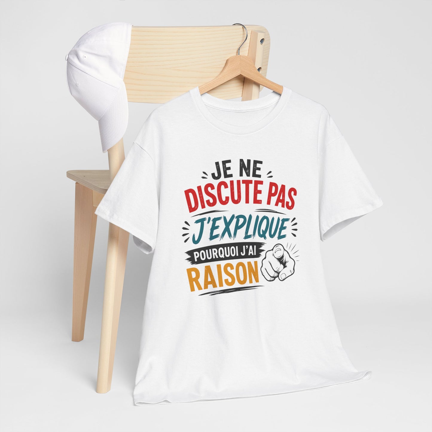 Tee-Shirt Humour Homme et Femme – Citation Drôle Caractère Fort – Cadeau Original Amusant pour Collègue Ami Famille