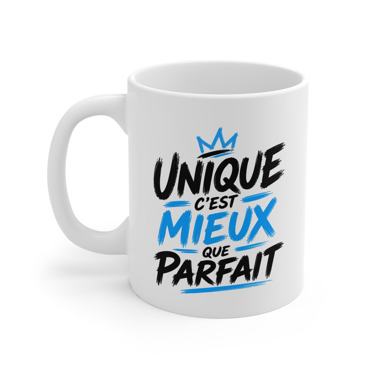 Mug Unique C’est Mieux Que Parfait – Tasse Homme Humour et Confiance en Soi – Message Original – Idée Cadeau Homme