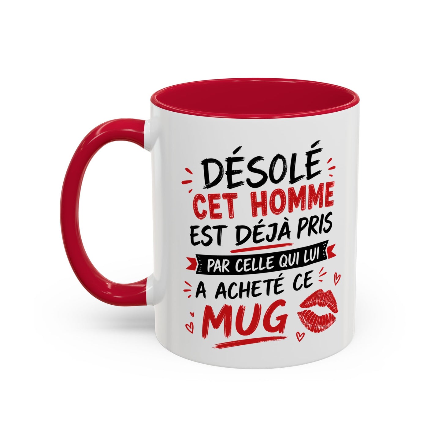 Mug Humour Homme Déjà Pris – Cadeau Couple Original – Tasse Amoureuse Drôle pour Petit Ami Mari Homme 325ml