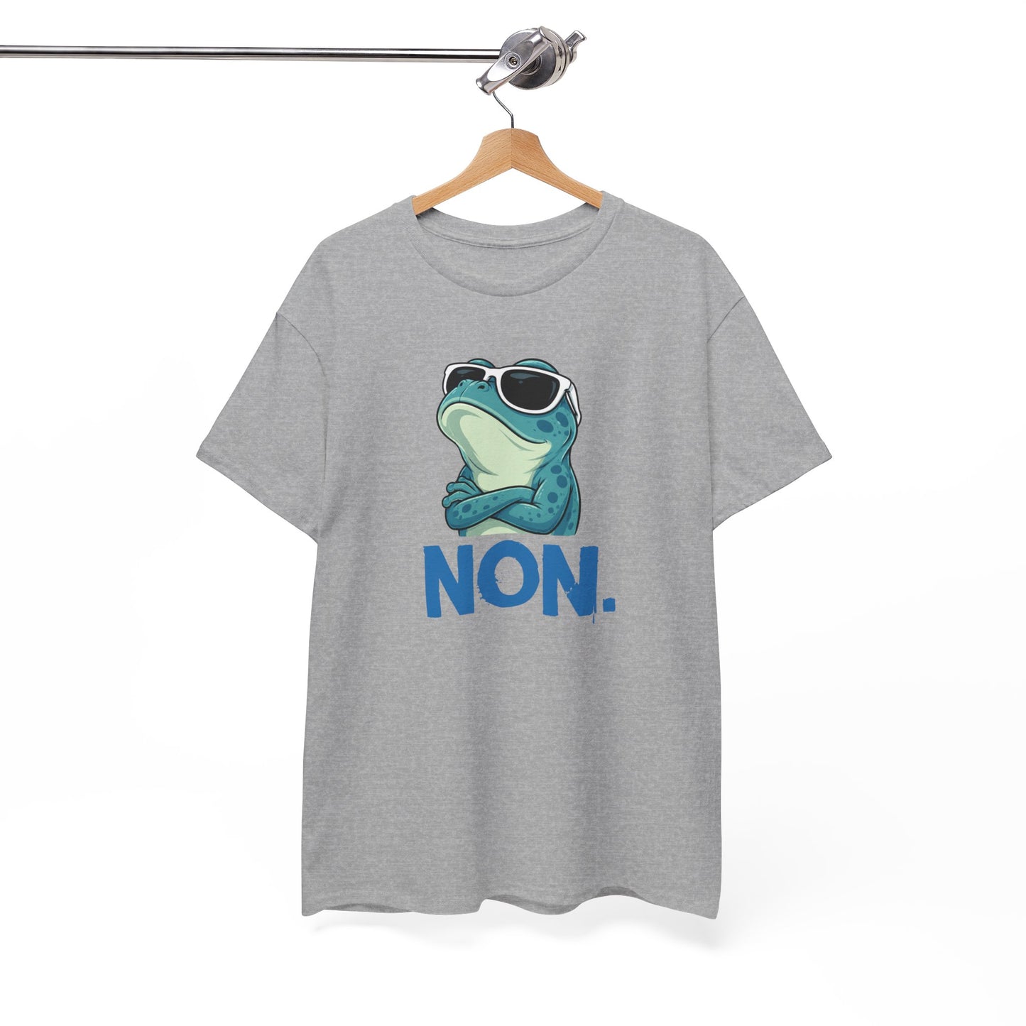 Tee-Shirt Humour Homme et Femme – Grenouille Drôle avec Lunettes de Soleil – Idée Cadeau Original Anniversaire
