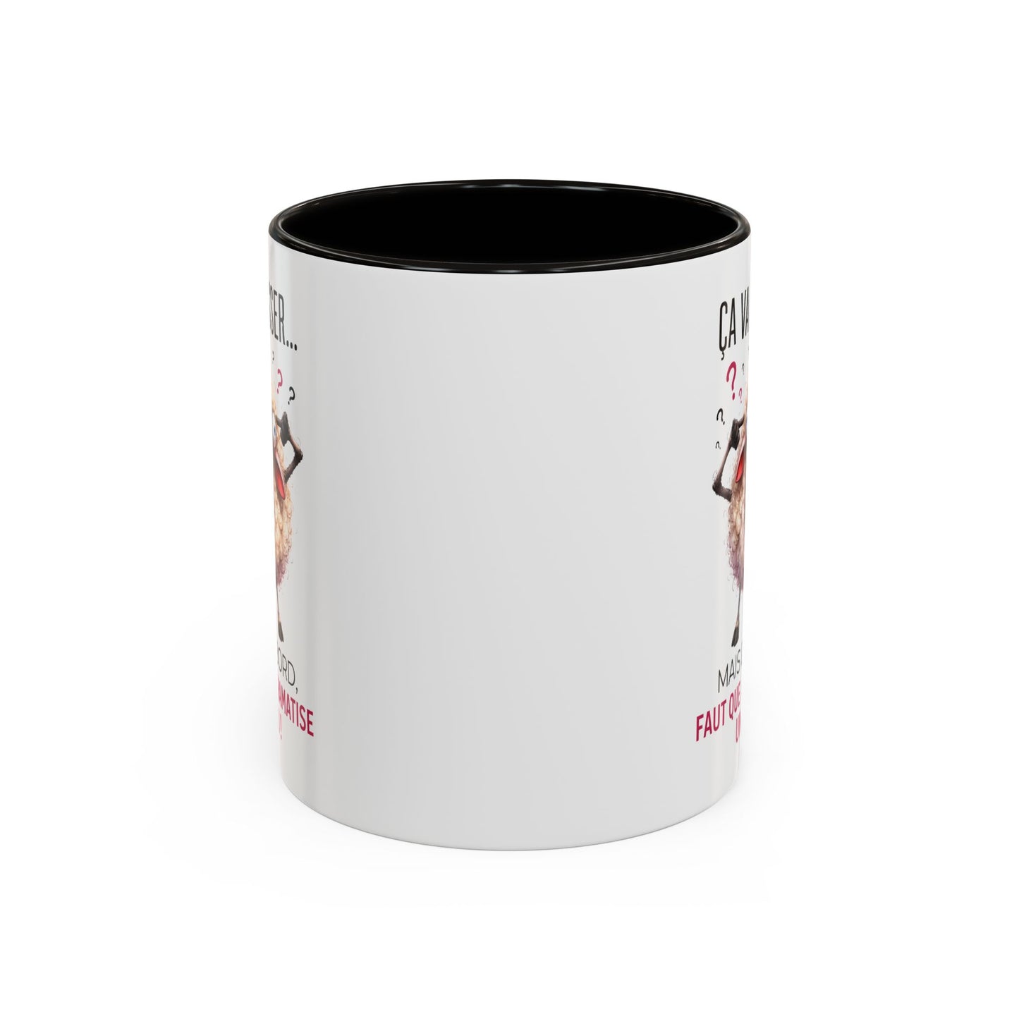 Tasse Ça Va Passer Mais D’Abord Faut Que Je Dramatise Un Peu – Mug Humour Mouton Drôle – Cadeau Homme Femme 325ml