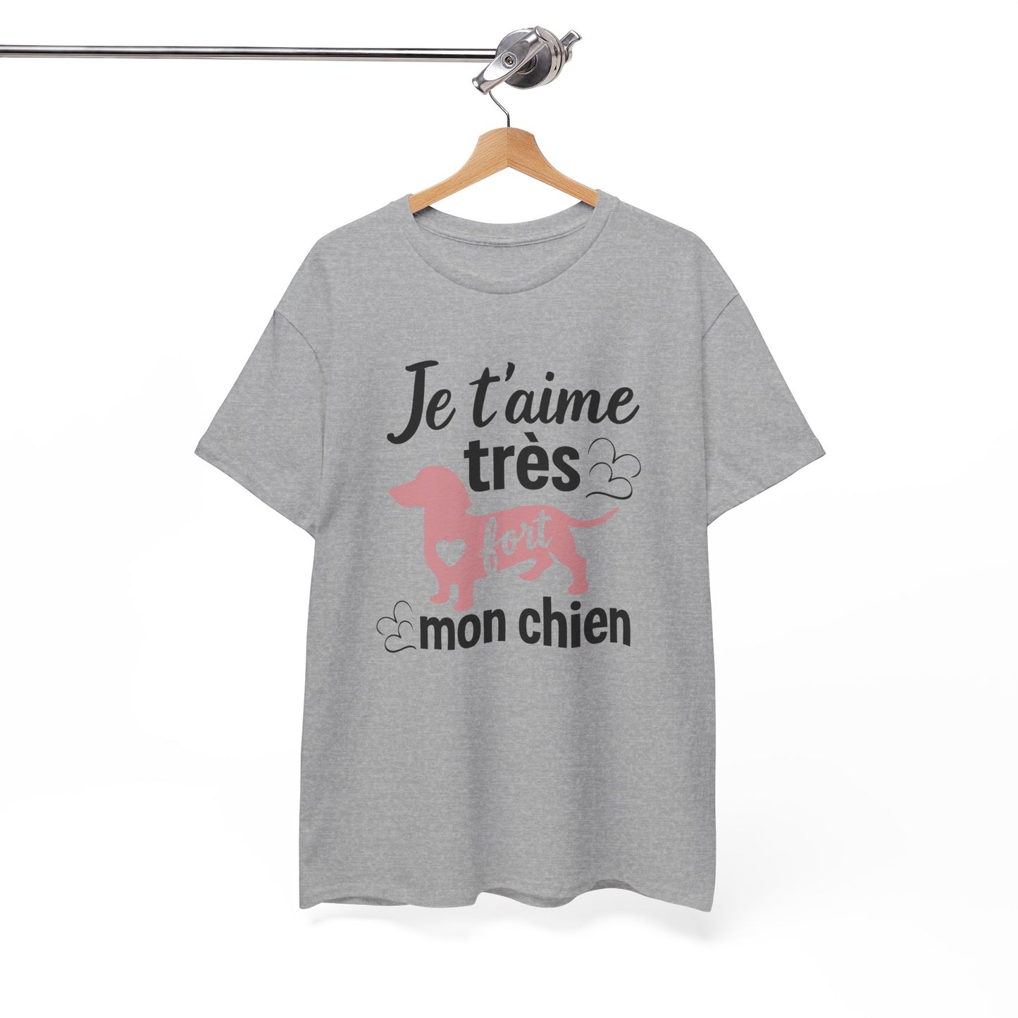 T-Shirt Chien Femme – Cadeau Amoureuse des Chiens – Maman de Chien Dog Mom – Humour Passion Animaux – Idée Cadeau