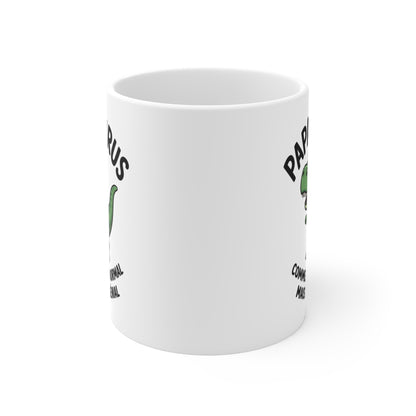 Tasse Céramique 325ml “Papasaurus” – Mug Humour Dinosaure Papa – Cadeau Original Fête des Pères, Anniversaire ou Noël