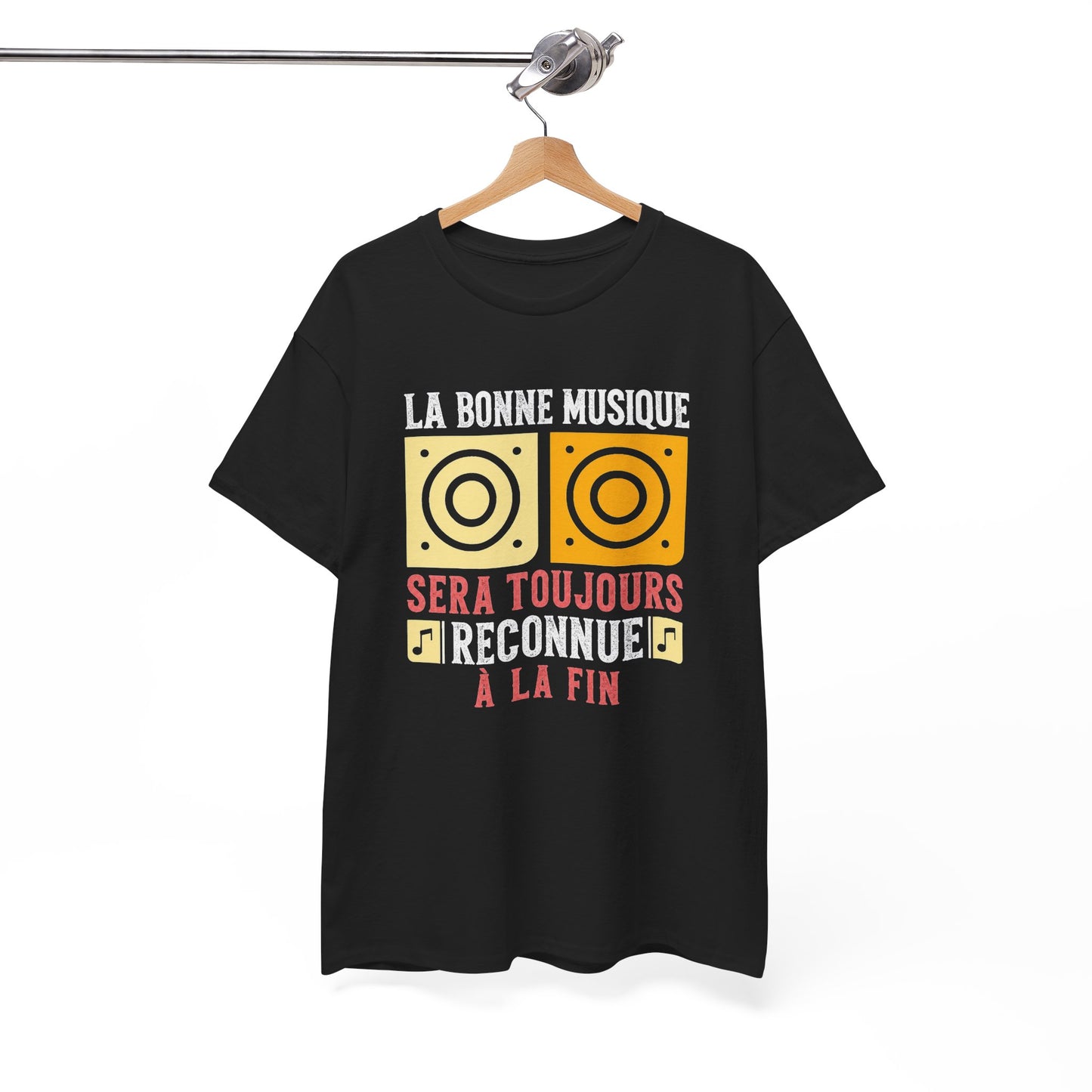 Tee Shirt Homme et Femme Musique Mélomane Passion Musicale Enceinte Son Vintage Idée Cadeau