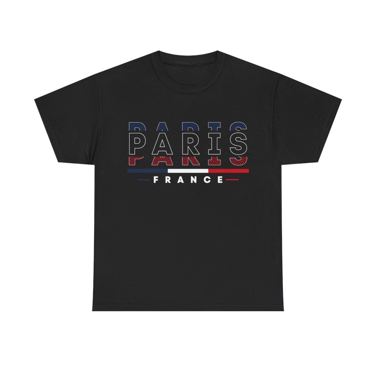 Tee shirt Unisex Paris France  designs drapeau JO 2024