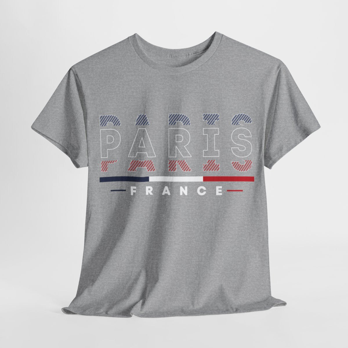 Tee shirt Unisex Paris France  designs drapeau JO 2024