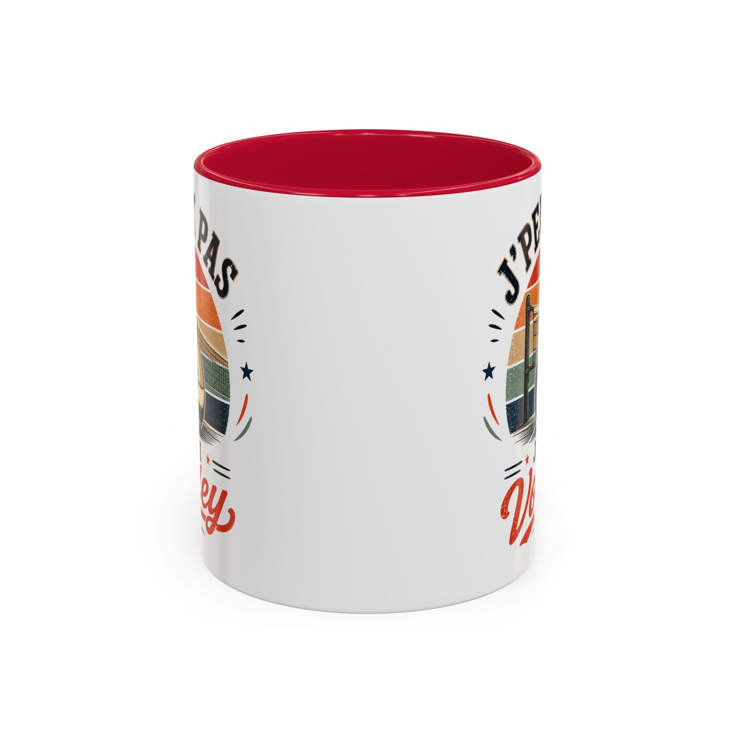 Tasse J’Peux Pas J’Ai Volley – Mug Volley Vintage Humoristique – Cadeau Joueur Homme Femme 325ml